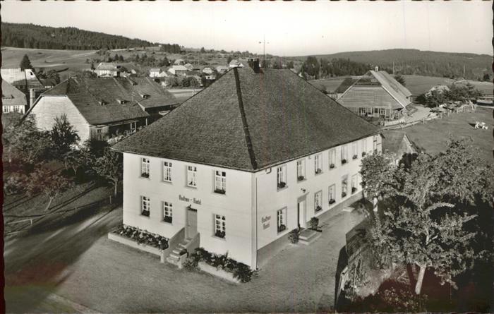 Haeusern Schwarzwald Panorama Gasthof Pension Mantel