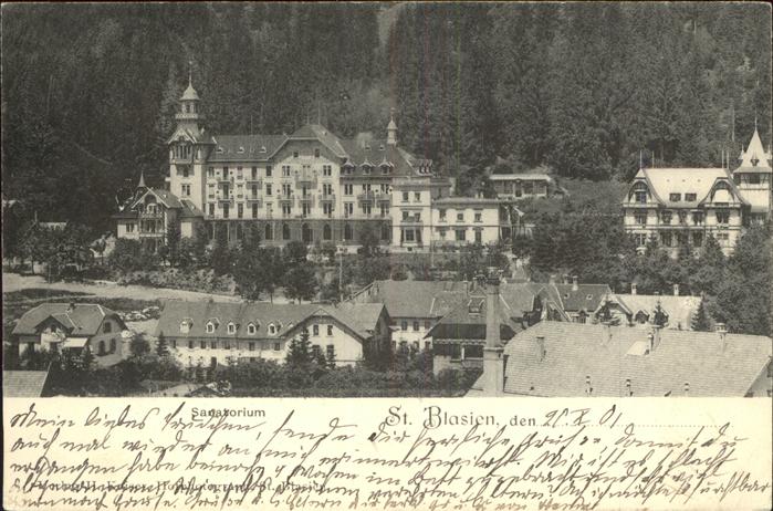 St Blasien Sanatorium