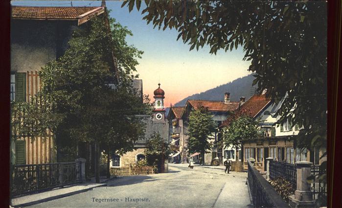 Tegernsee Bayern Hauptstrasse Kirche