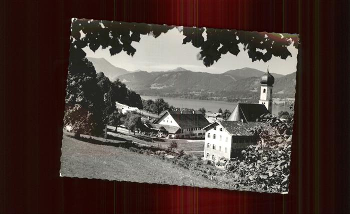 Tegernsee Bayern Panorama Kirche