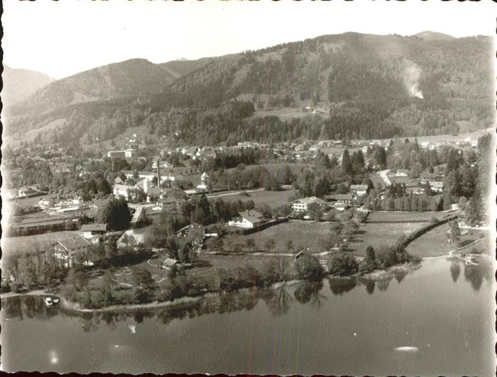 Tegernsee Bayern Fliegeraufnahme