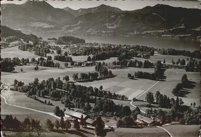 Tegernsee Bayern Fliegeraufnahme