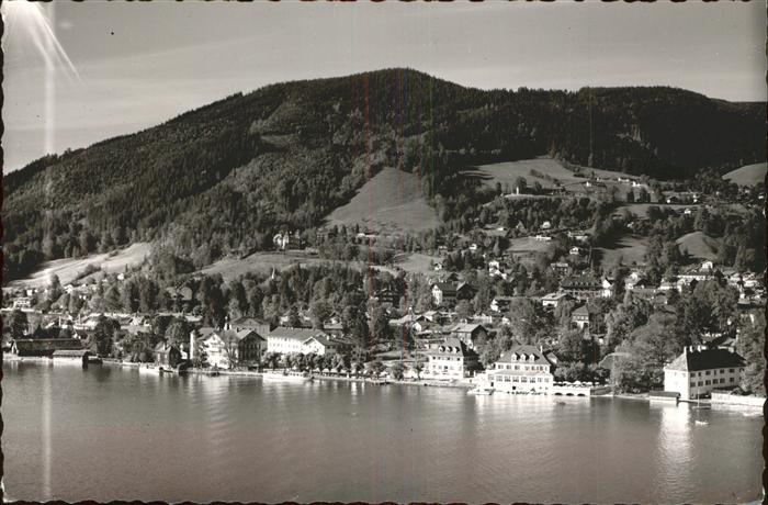 Tegernsee Bayern Panorama Fliegeraufnahme