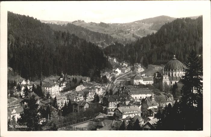 St Blasien Panorama Kirche Dom