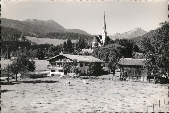 Tegernsee Bayern Panorama Kirche