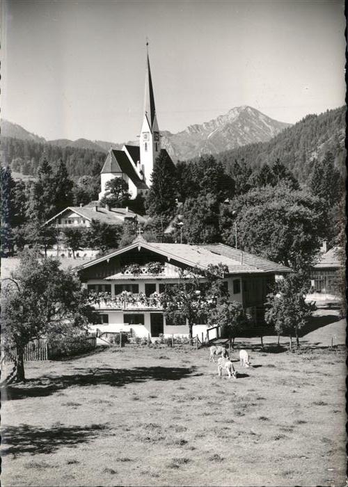 Bad Wiessee Ortsblick Kirche