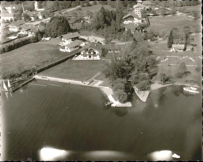 Tegernsee Bayern Fliegeraufnahme