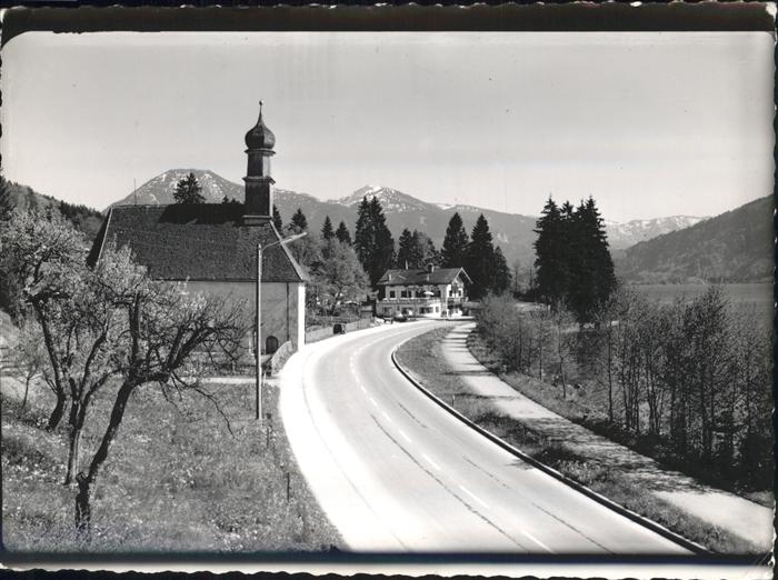 Tegernsee Bayern Strasse Kapelle