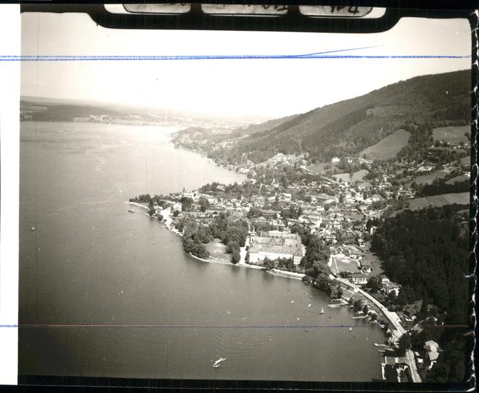 Tegernsee Bayern Fliegeraufnahme