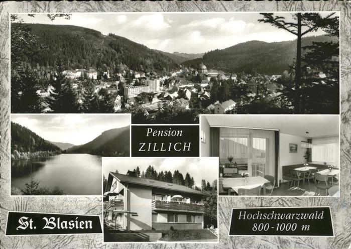St Blasien Panorama Pension Zillich Gastraum