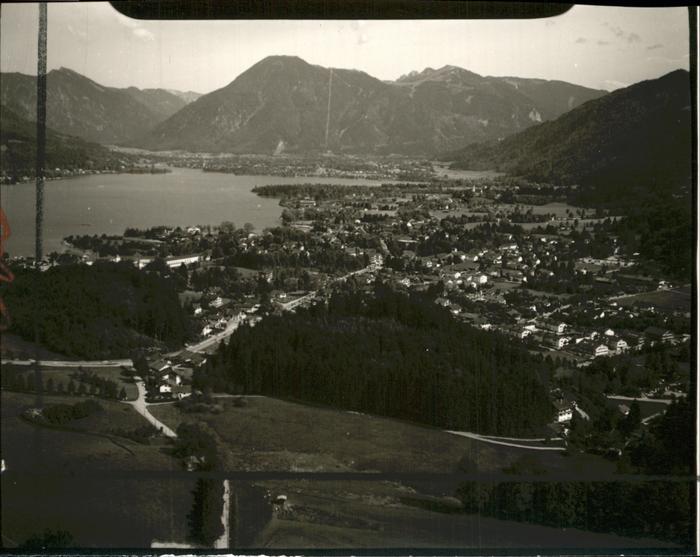 Tegernsee Bayern Fliegeraufnahme