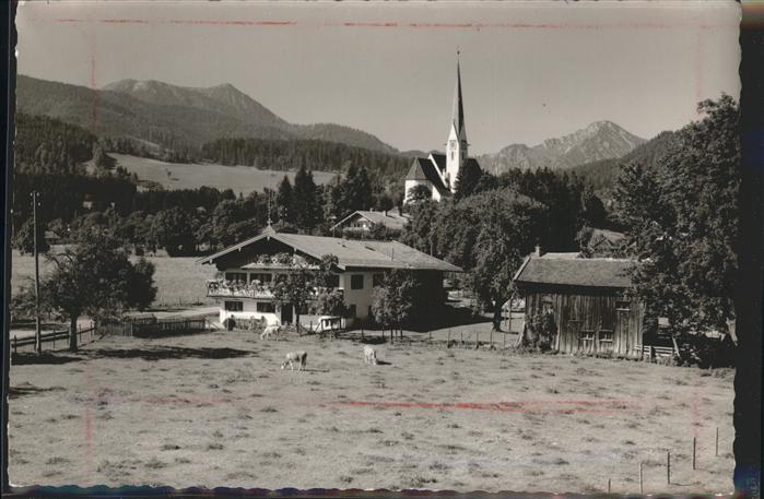 Bad Wiessee Ortsblick Kirche