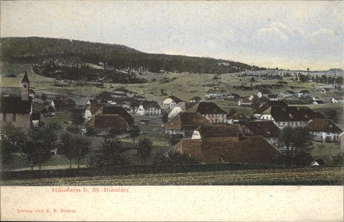 Haeusern Schwarzwald Panorama