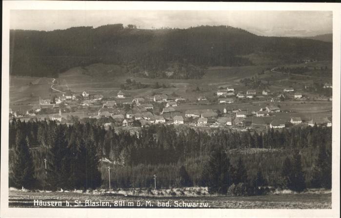 Haeusern Schwarzwald Panorama