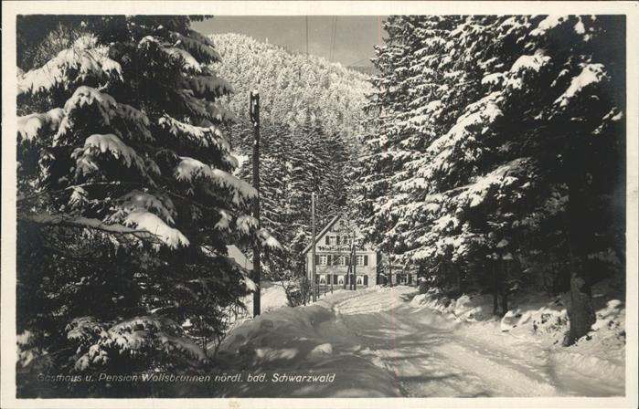 Seebach Ortenaukreis Gasthaus Pension Wolfsbrunnen