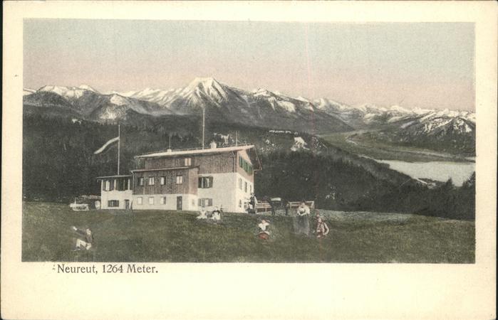 Neureuth Tegernsee Gasthof mit Alpenpanorama