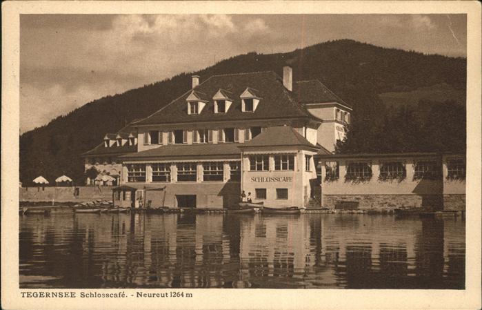 Tegernsee Bayern Schlosscafe