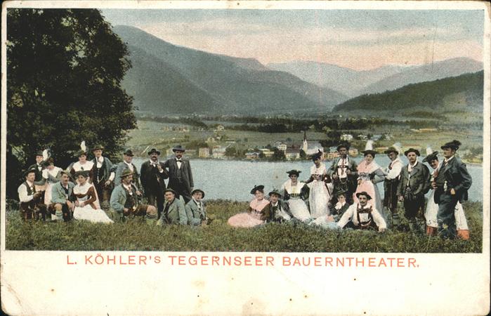Tegernsee Bayern Tegernseer Bauentheater Ensemble