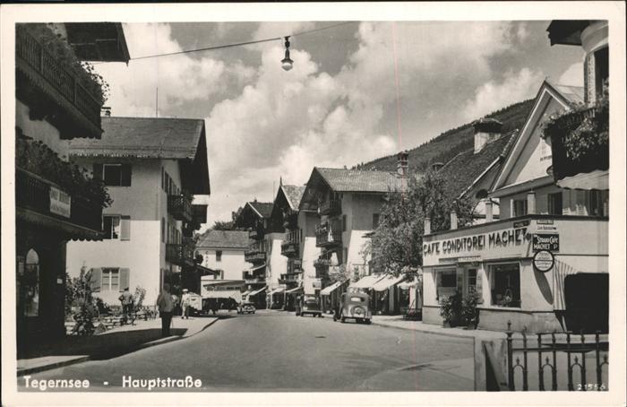 Tegernsee Bayern Partie an der Hauptstrasse