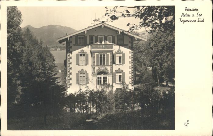 Tegernsee Bayern Pension Heim am See