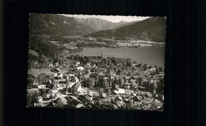 Tegernsee Bayern Fliegeraufnahme