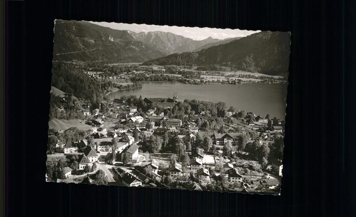 Tegernsee Bayern Fliegeraufnahme