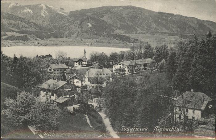 Tegernsee Alpbachtal Panorama