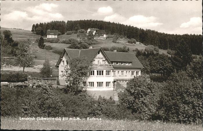 Lenzkirch Hochschwarzwald BW Kurhaus