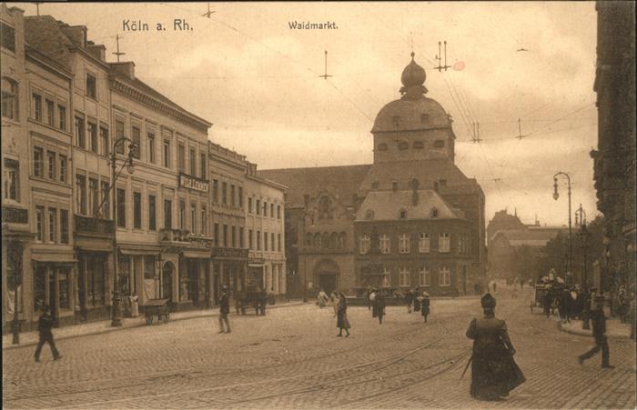 Koeln Rhein Waidmarkt