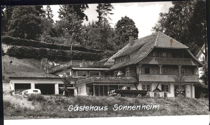 Friedenweiler Gästehaus Sonnenheim