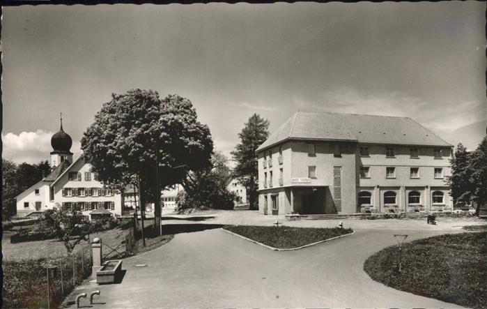 Kappel Lenzkirch Ortsmitte Brunnen Kirche Hotel Sternen