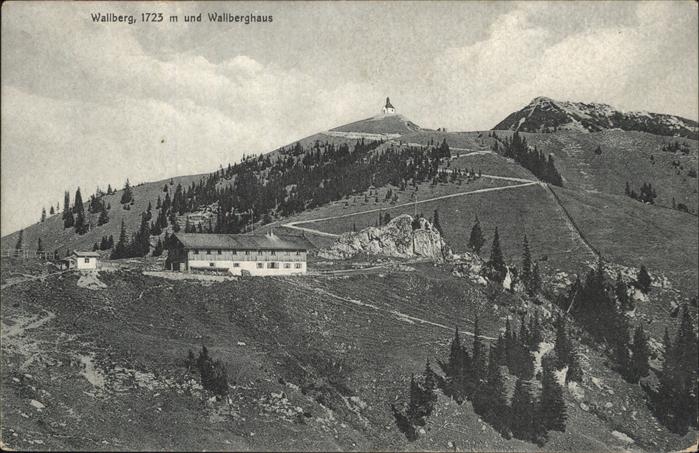 Tegernsee Bayern Wallberg Wallberghaus Bergkapelle Chiemgauer Alpen