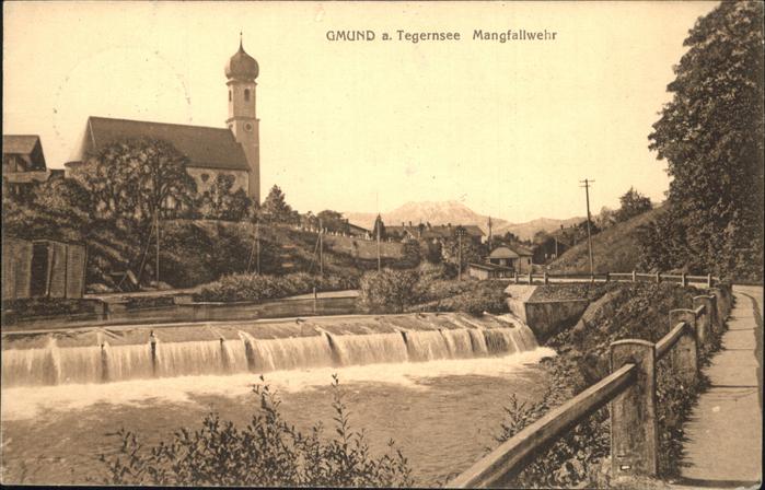 Gmund Tegernsee Mangfallwehr Kirche