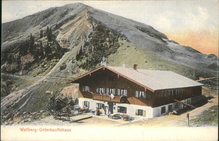 Tegernsee Bayern Wallberg Unterkunftshaus Chiemgauer Alpen