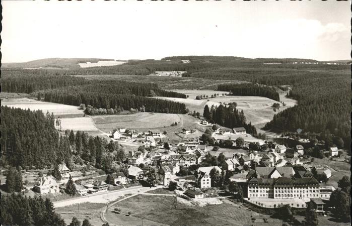 Friedenweiler Schloss Kinderheilstätte Fliegeraufnahm
