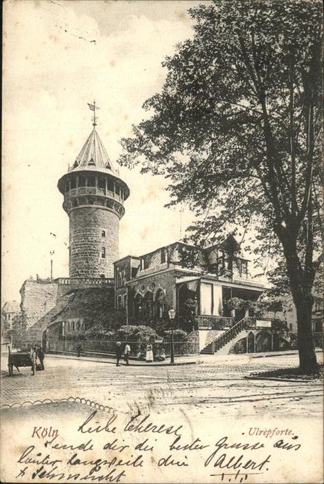 Koeln Rhein Ulrepforte Turm