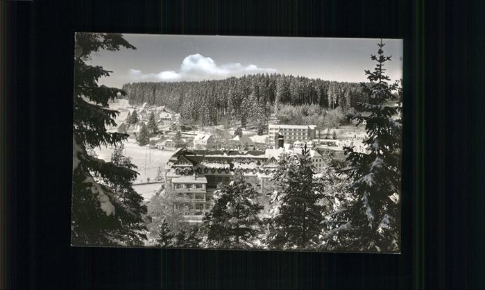 Friedenweiler Durchblick vom Wald Höhenluftkurort Win