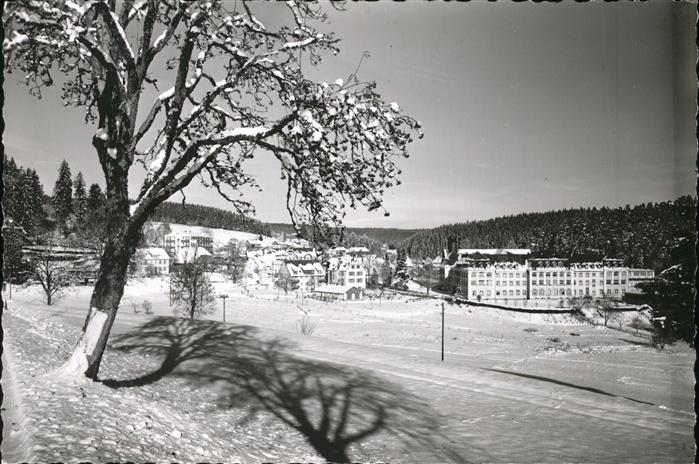 Friedenweiler Schloss Kinderheilstaette Hoehenluftkurort Wintersportplatz