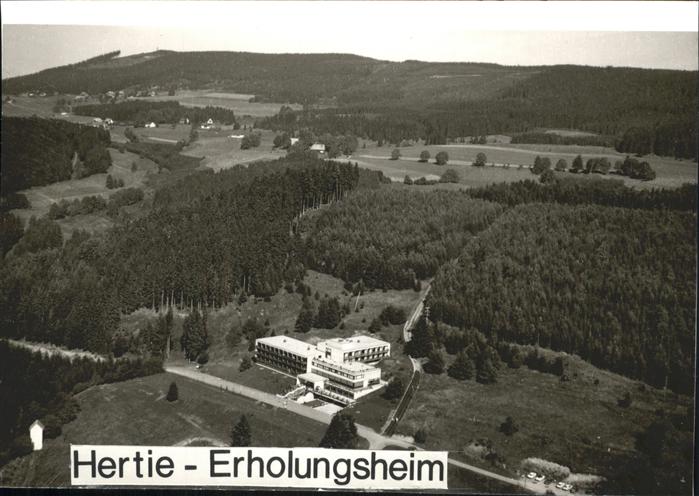 Lenzkirch Hochschwarzwald BW Hertie Erholungsheim Fliegeraufnahme