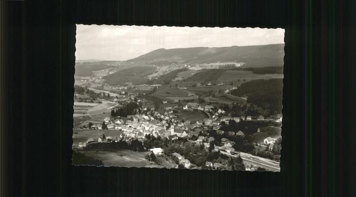 Lenzkirch Hochschwarzwald BW Luftkurort Fliegeraufnahme