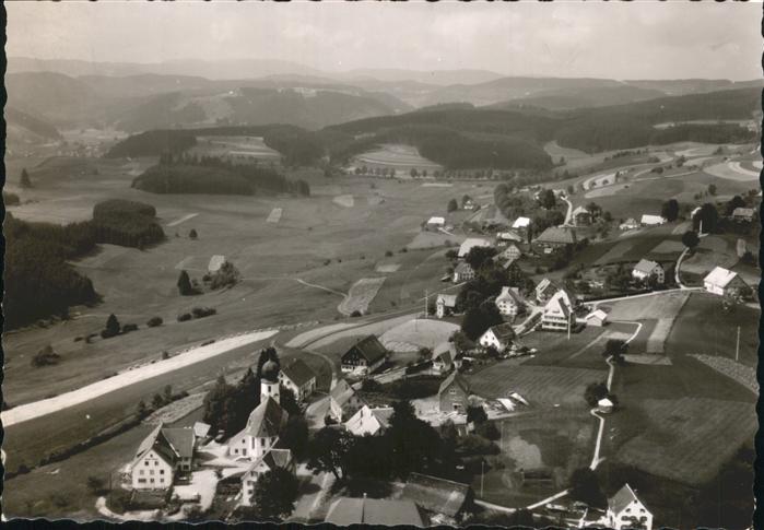 Lenzkirch Hochschwarzwald BW Luftkurort Fliegeraufnahme