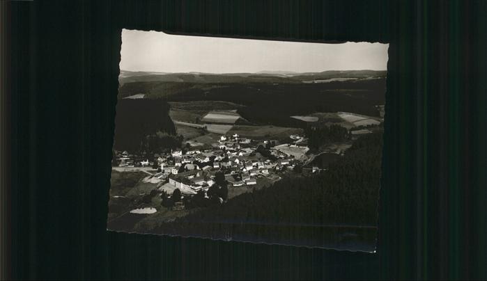 Friedenweiler Höhenluftkurort Fliegeraufnahme