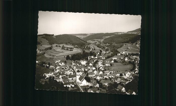 Lenzkirch Hochschwarzwald BW heilklimatischer Kurort Fliegeraufnahme
