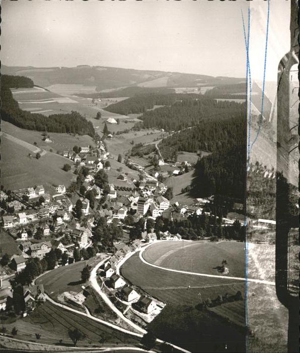 Lenzkirch Hochschwarzwald BW heilklimatischer Kurort Fliegeraufnahme