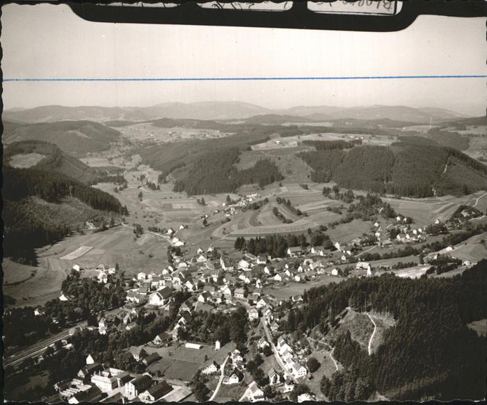Lenzkirch Hochschwarzwald BW heilklimatischer Kurort Fliegeraufnahme