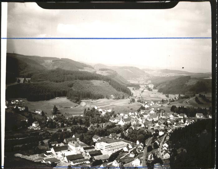 Lenzkirch Hochschwarzwald BW heilklimatischer Kurort Fliegeraufnahme