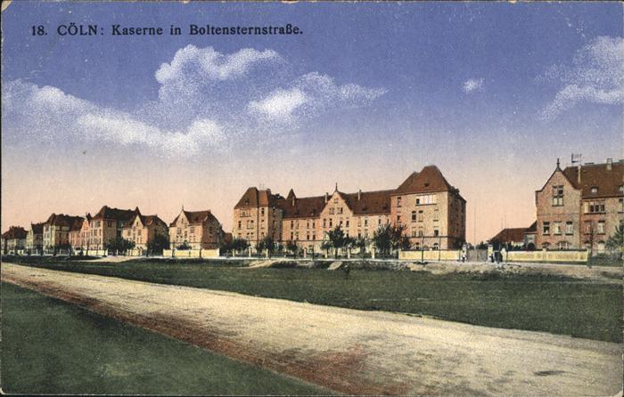 Coeln Rhein Kaserne Boltensternstrasse