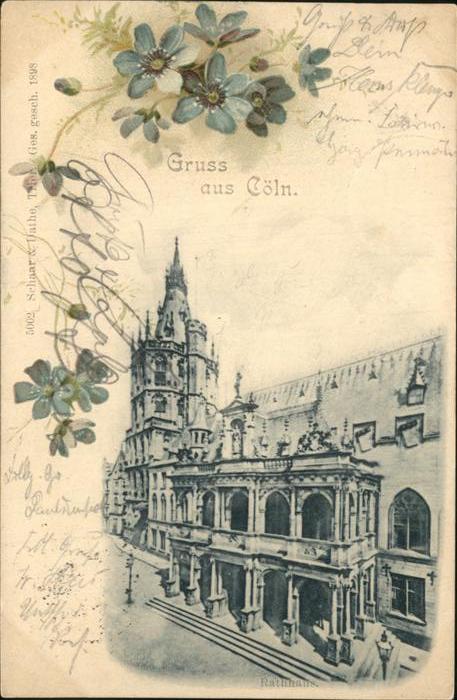 Coeln Rhein Rathaus