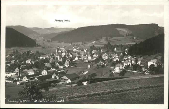 Lenzkirch Hochschwarzwald BW Panorama heilklimatischer Kurort Feldberg