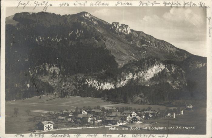 Mettenham mit Hochplatte und Zellerwand